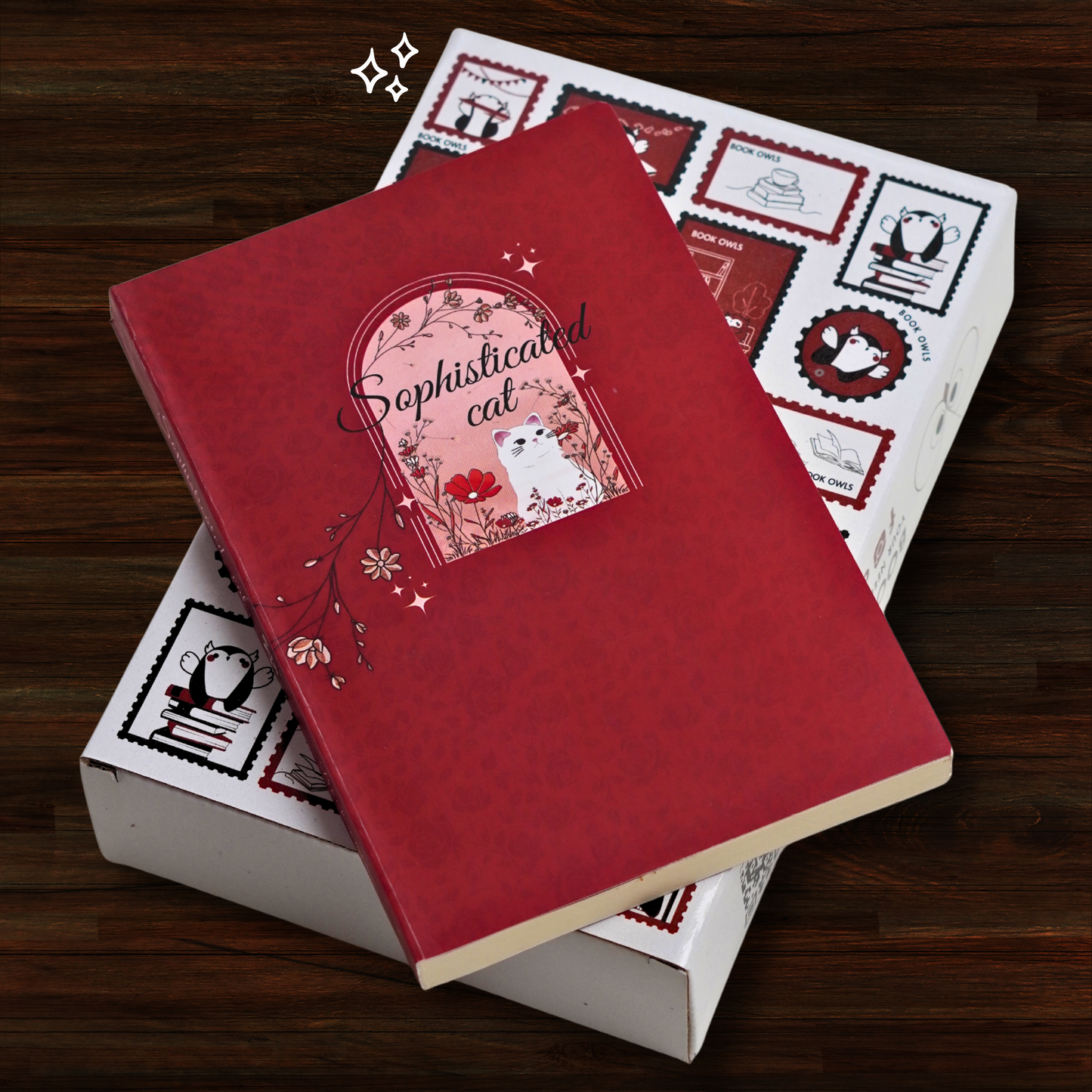NSN07 - Sophisticated Cat Notebook ( Paperback Edition )