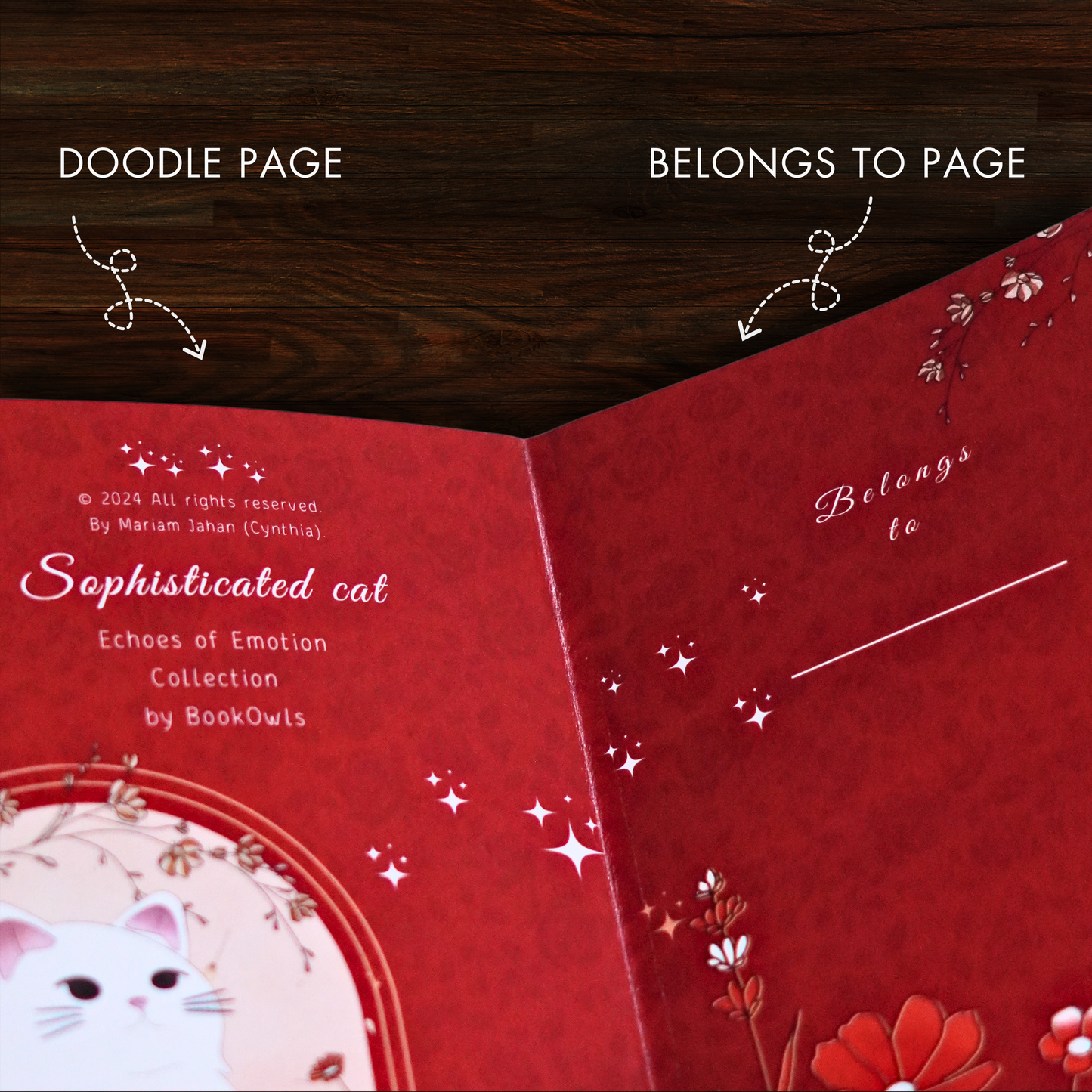 NSN07 - Sophisticated Cat Notebook ( Paperback Edition )