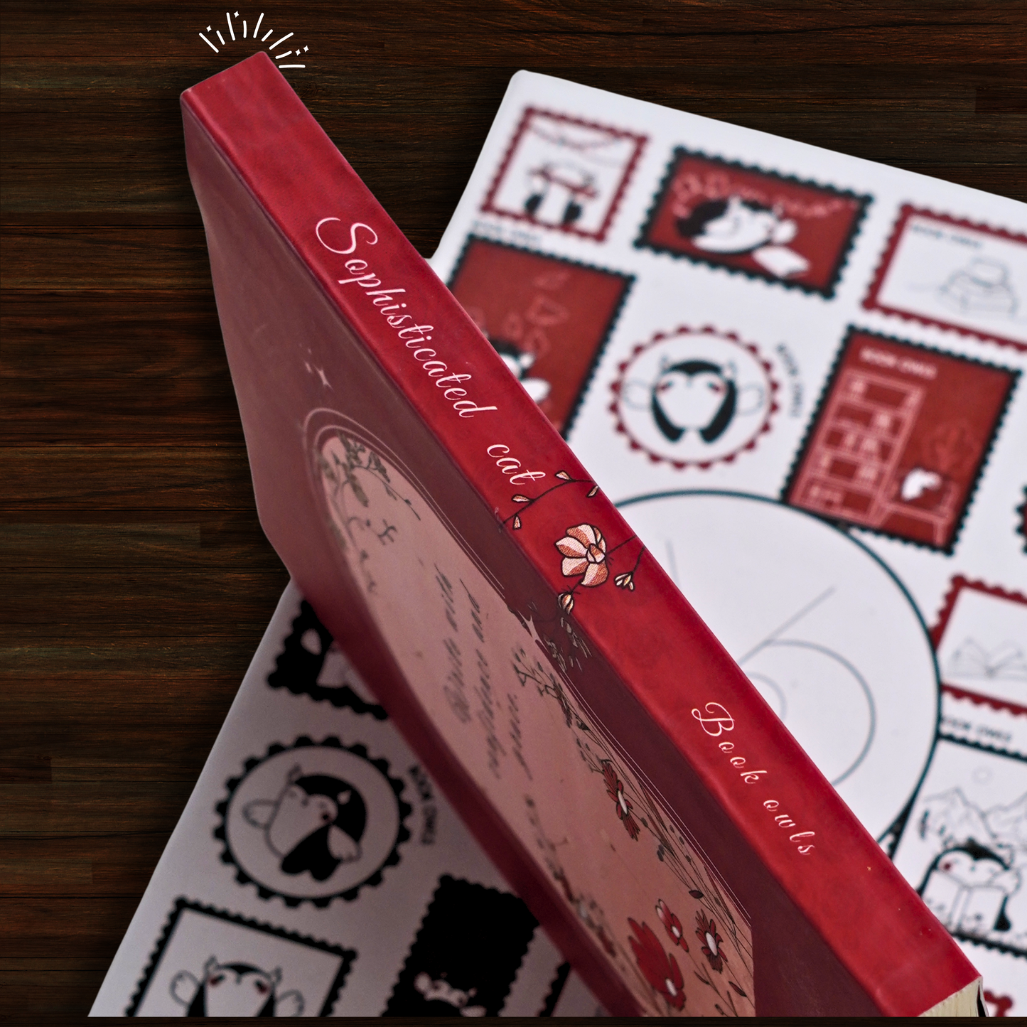 NSN07 - Sophisticated Cat Notebook ( Paperback Edition )