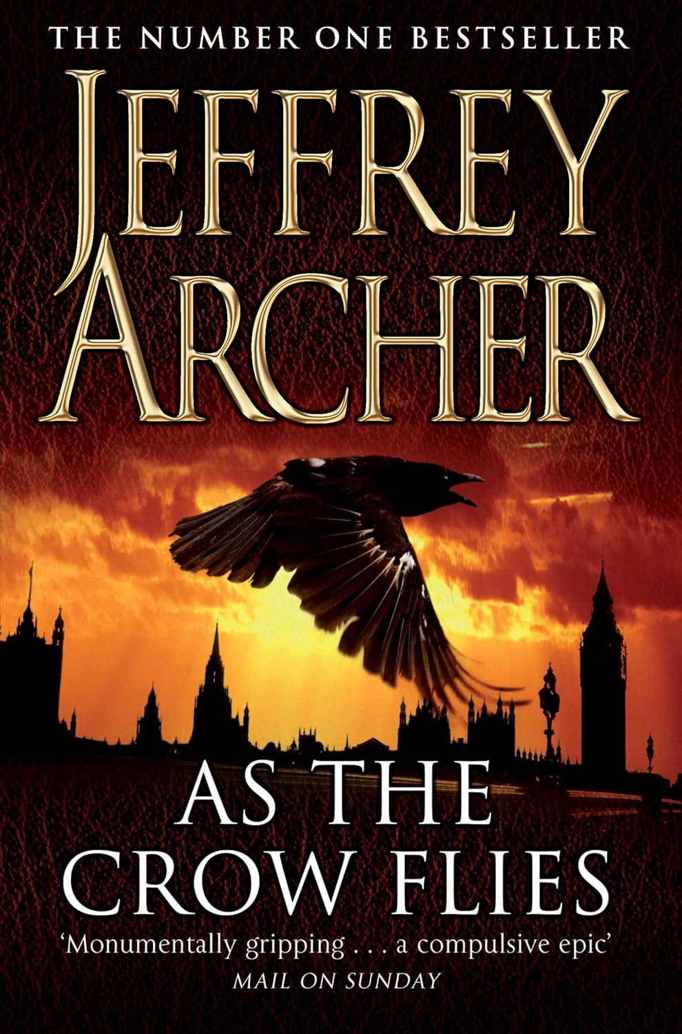 As the Crow Flies Novel by Jeffrey Archer
