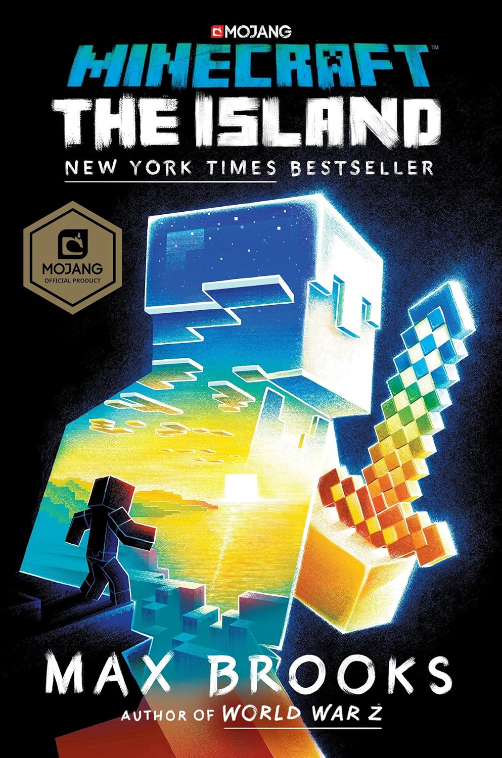 Minecraft: The Island: An Official Minecraft Novel Book by Max Brooks
