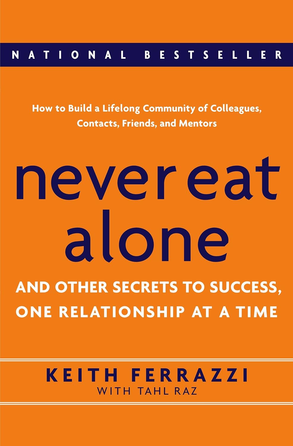 Never Eat Alone Book by Keith Ferrazzi
