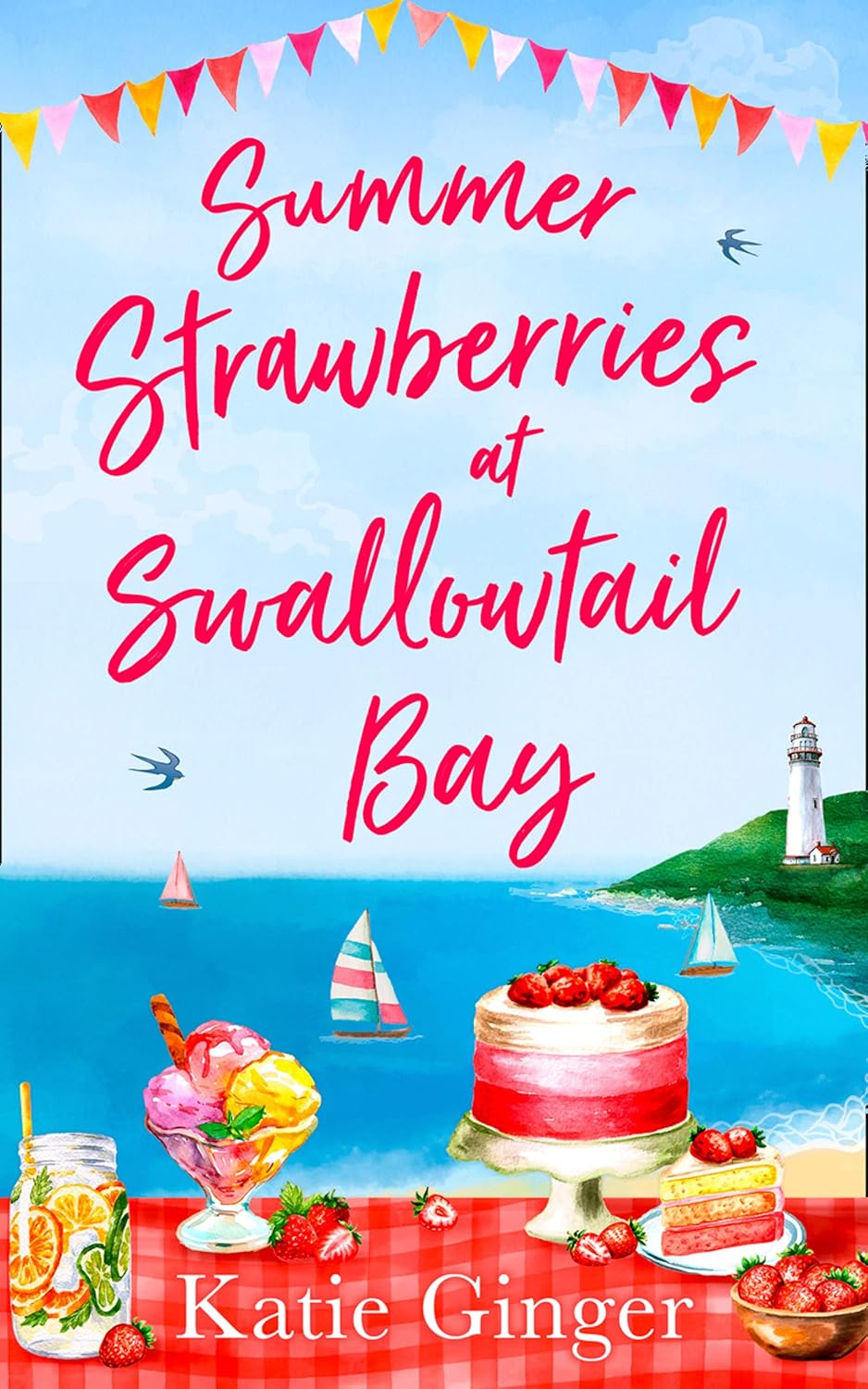 Summer Strawberries at Swallowtail Bay by Katie Ginger