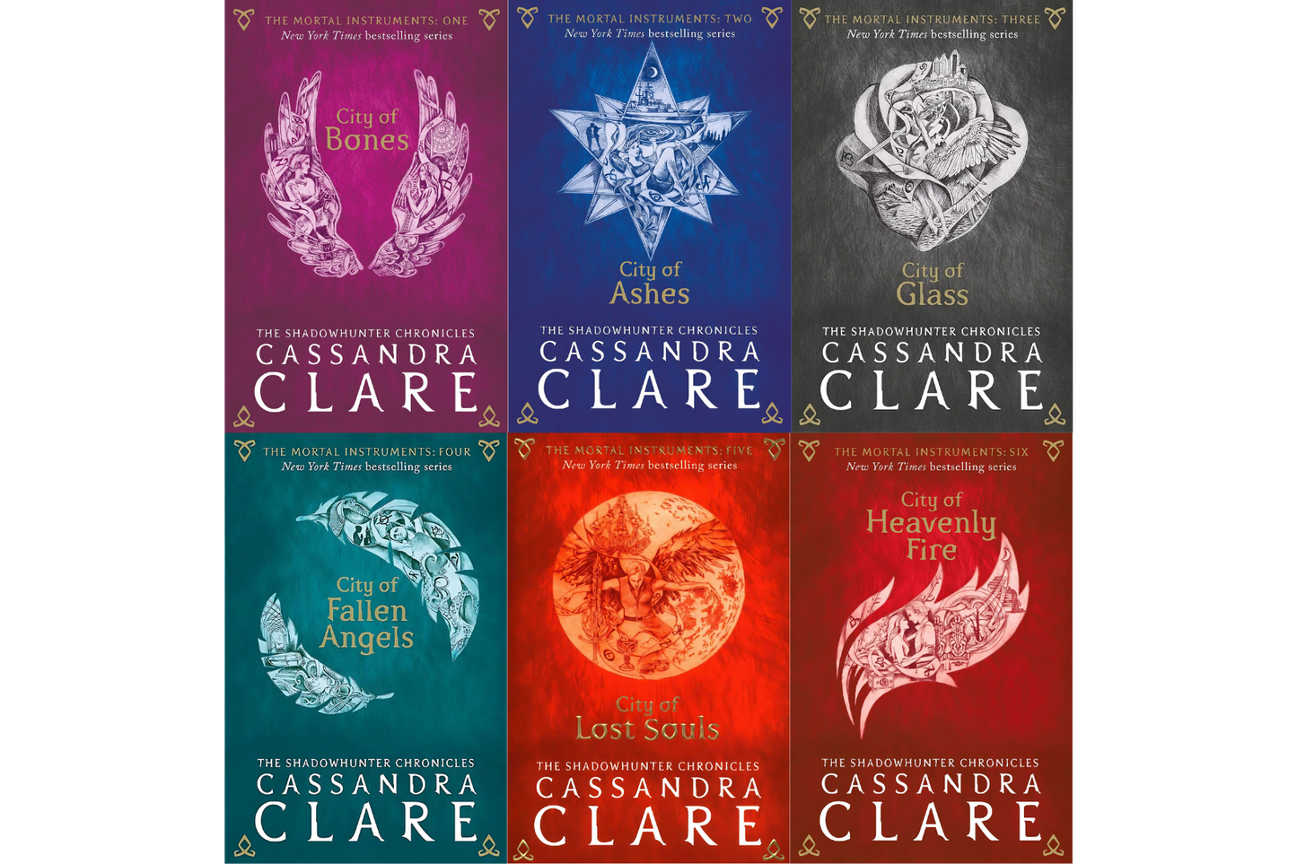 The Mortal Instruments Novel Series by Cassandra Clare