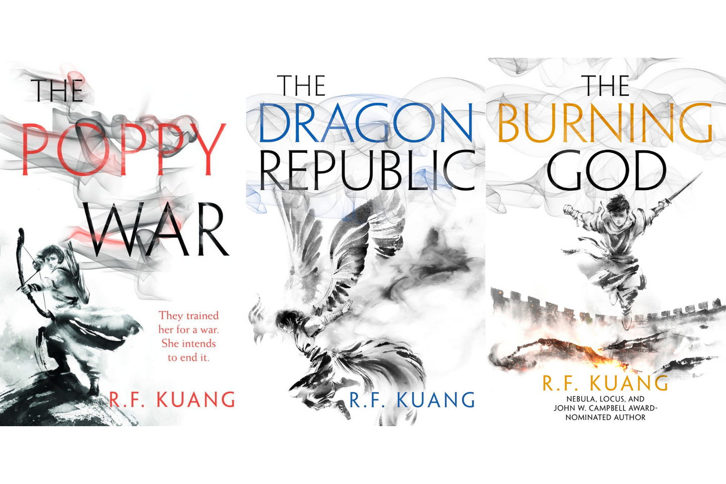The Poppy War Trilogy Series by R.F. Kuang