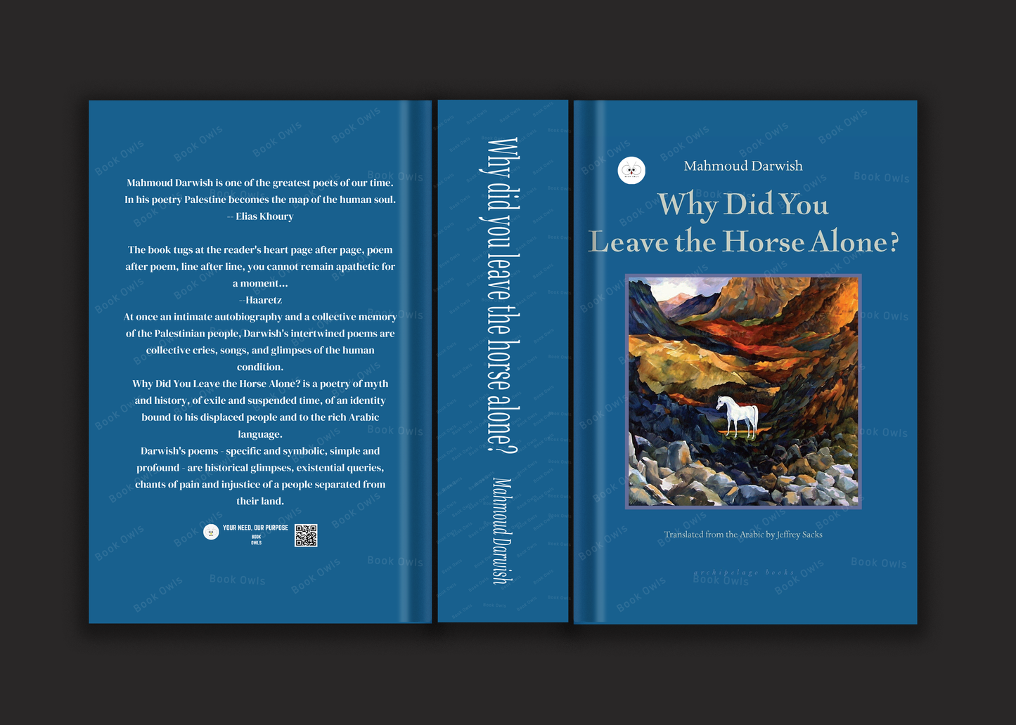 Why did you leave the horse alone? Book by Mahmoud Darwish