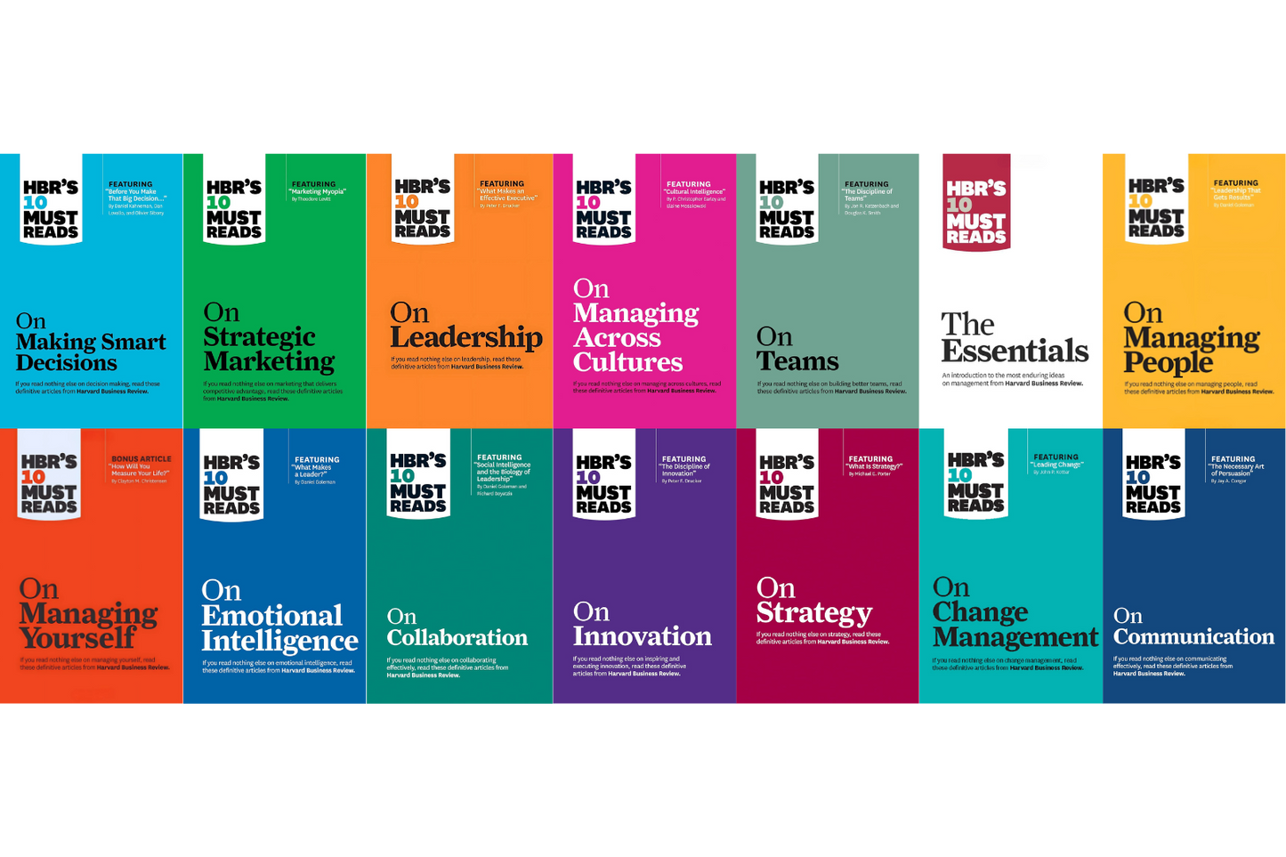 HBR's 10 Must Reads Book Series by Harvard Business Review