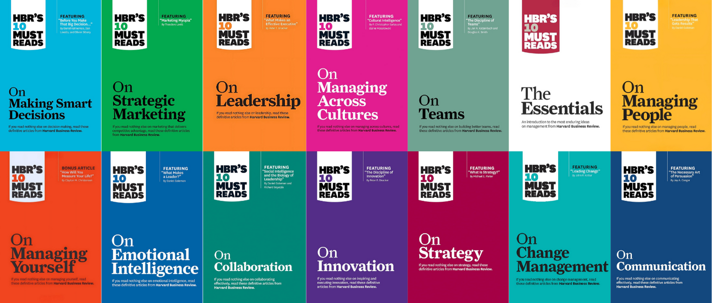 HBR's 10 Must Reads Book Series by Harvard Business Review
