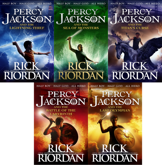 Percy Jackson & the Olympians Novel Series by Rick Riordan