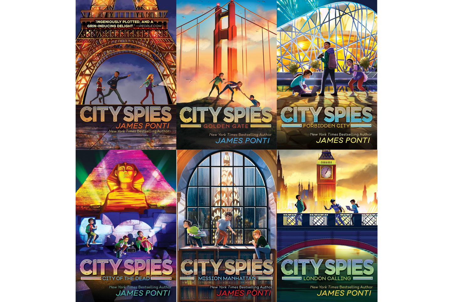 City Spies Series by James Ponti
