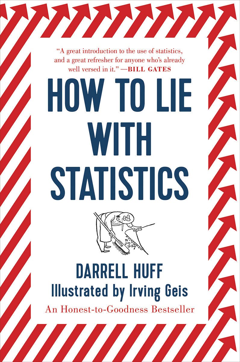 How to Lie with Statistics
Book by Darrell Huff