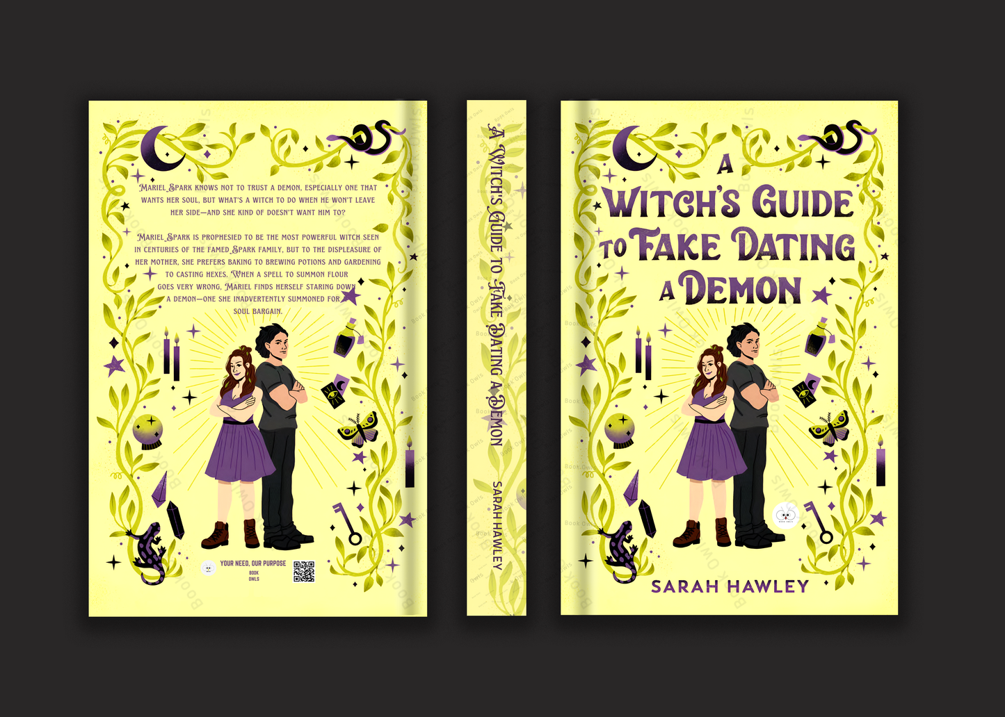 A Witch's Guide to Fake Dating a Demon Book by Sarah Hawley