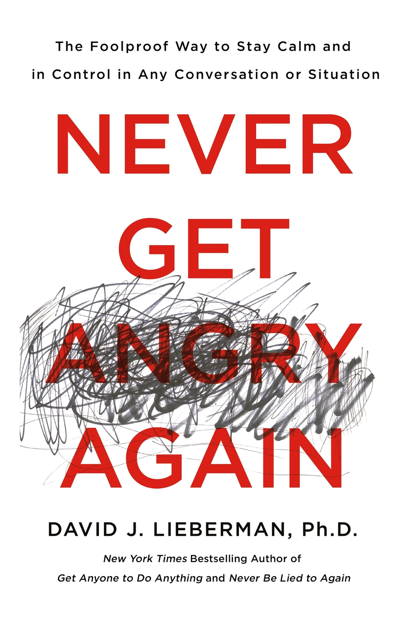 Never Get Angry Again by David J. Lieberman