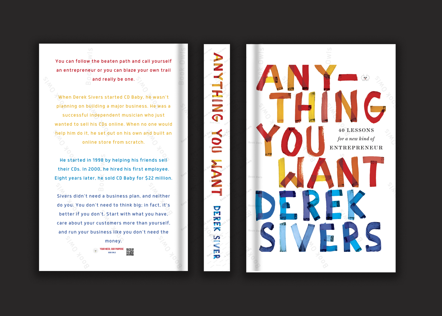 Anything You Want: 40 Lessons for a New Kind of Entrepreneur Book by Derek Sivers