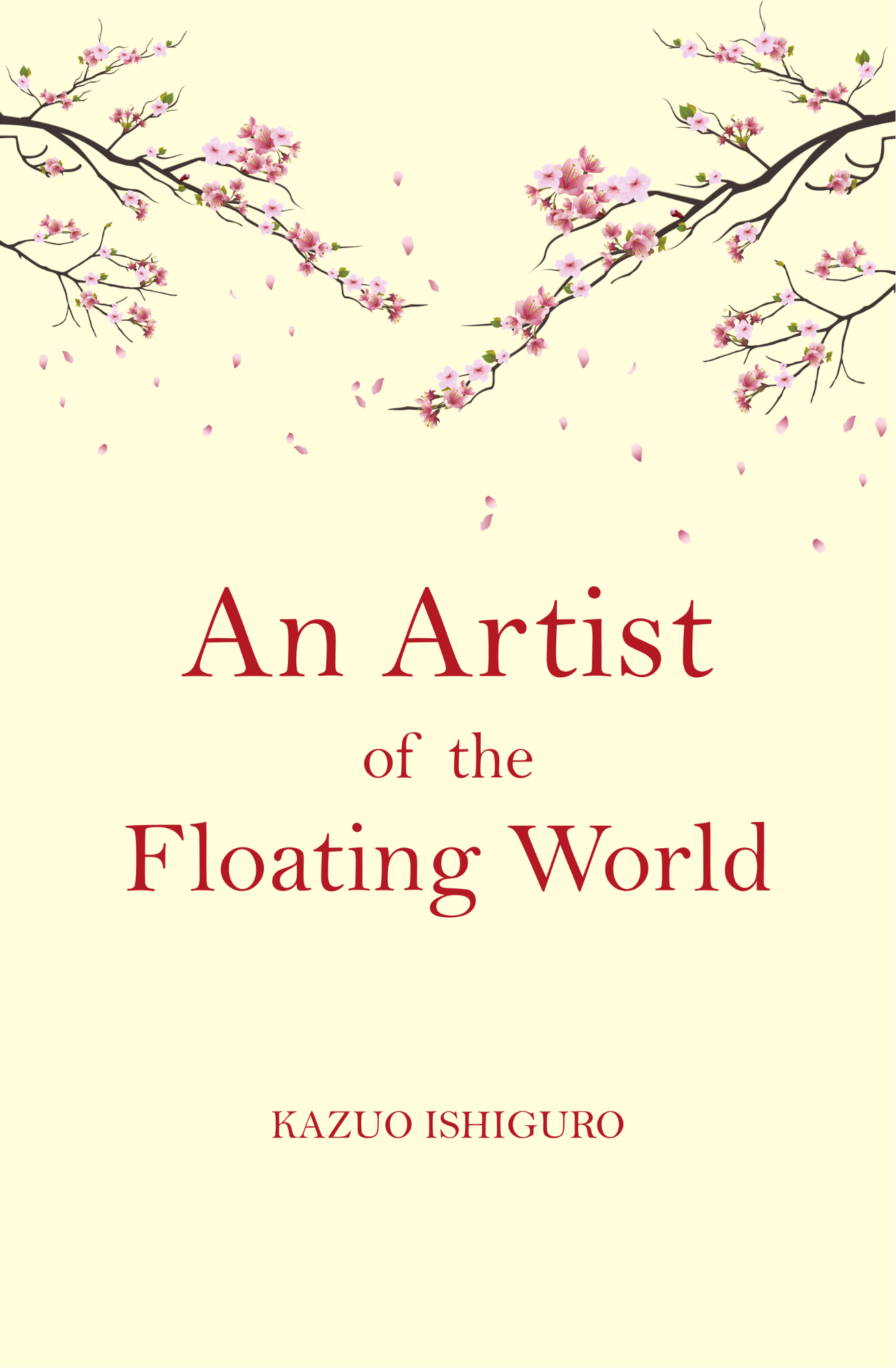 An artist of the Floating World Novel by Kazuo Ishiguro