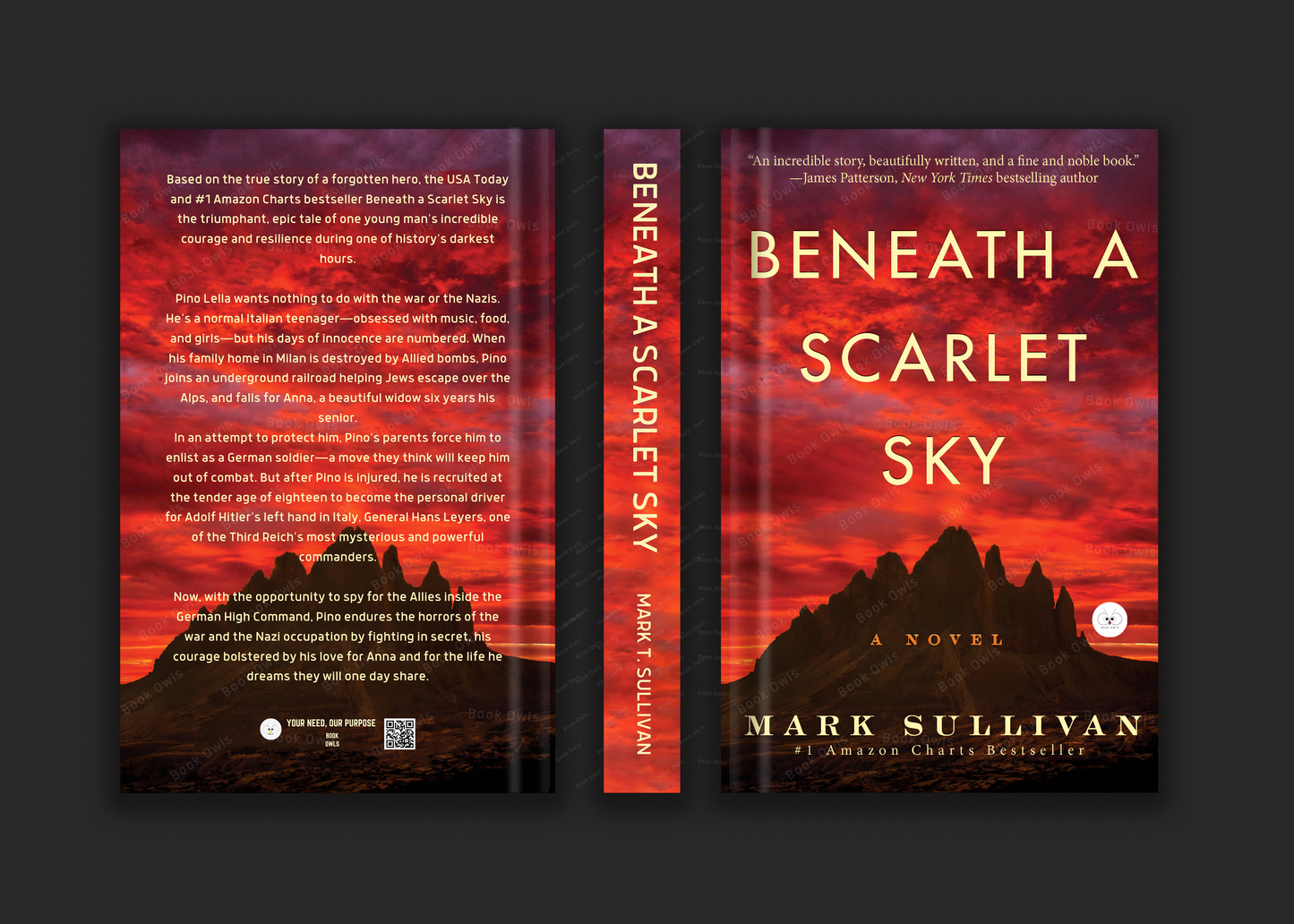 Beneath a Scarlet Sky Book by Mark T. Sullivan