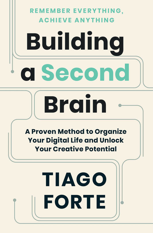 Building a Second Brain: A Proven Method to Organise Your Digital Life and Unlock Your Creative Potential Book by Tiago Forte