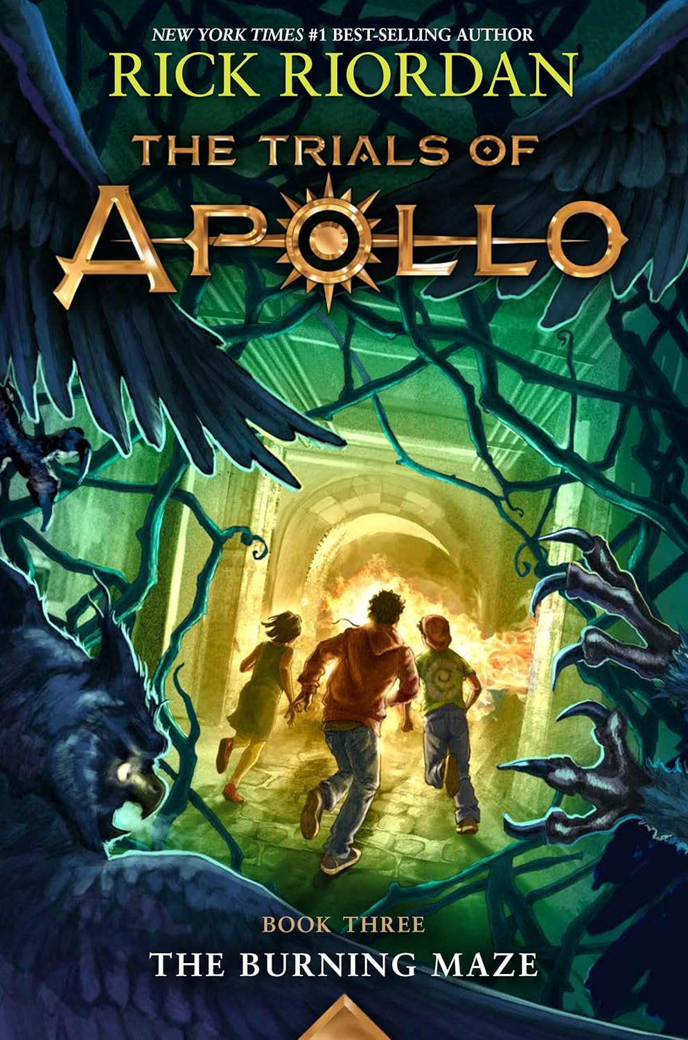 The Burning Maze Novel by Rick Riordan