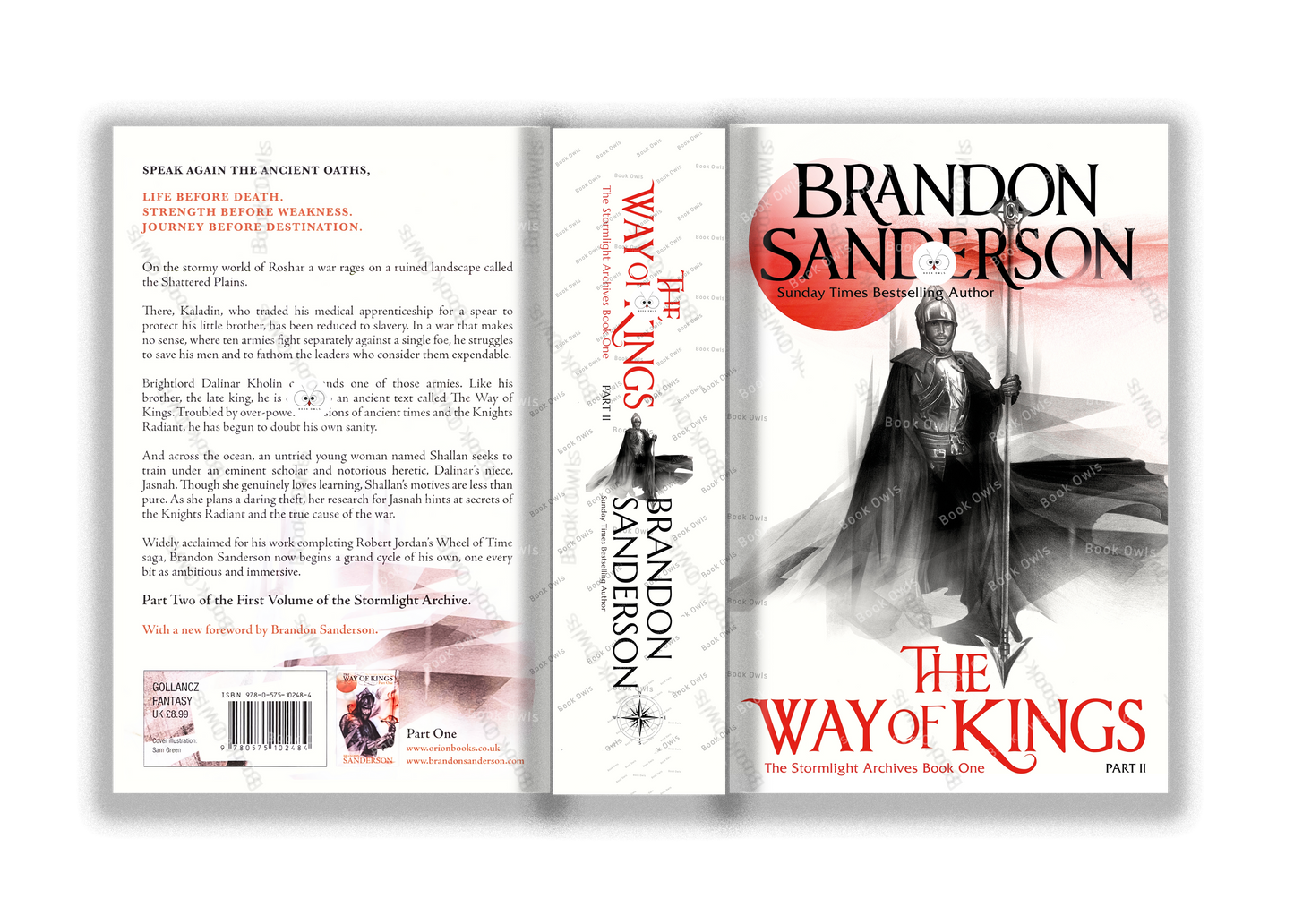 The Way of Kings Novel by Brandon Sanderson