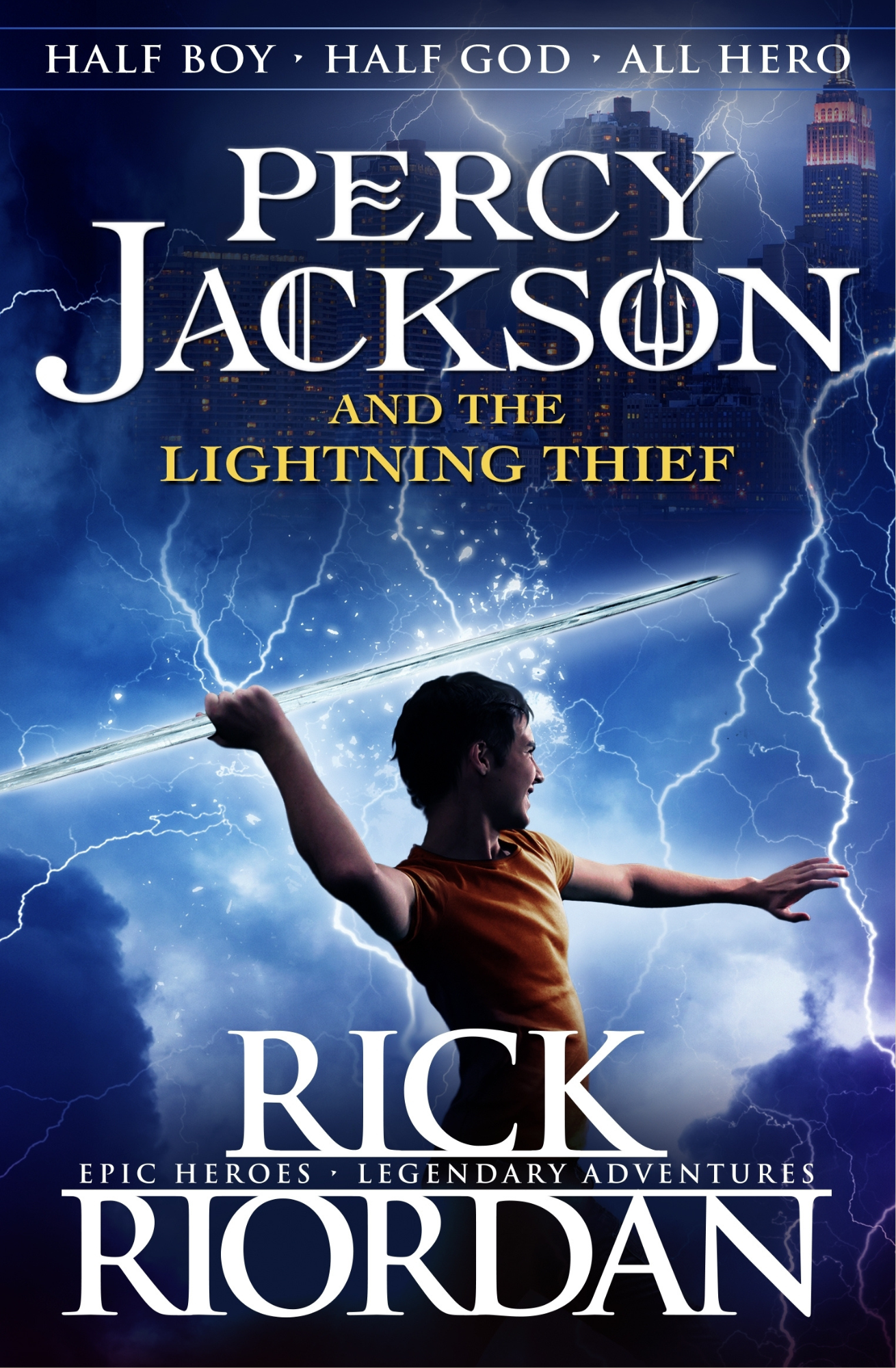 The Lightning Thief Novel by Rick Riordan