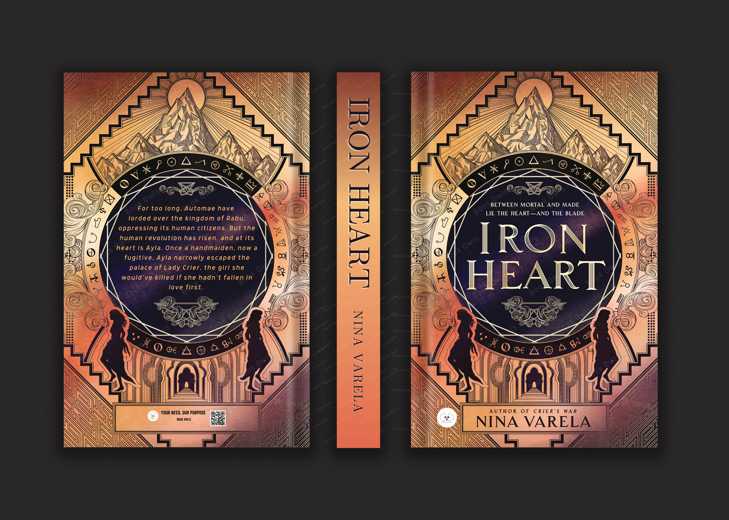 Iron Heart Book by Nina Varela