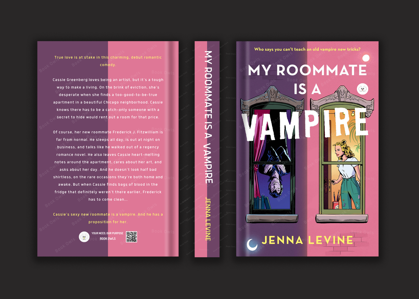 My Roommate Is a Vampire Book by Jenna Levine