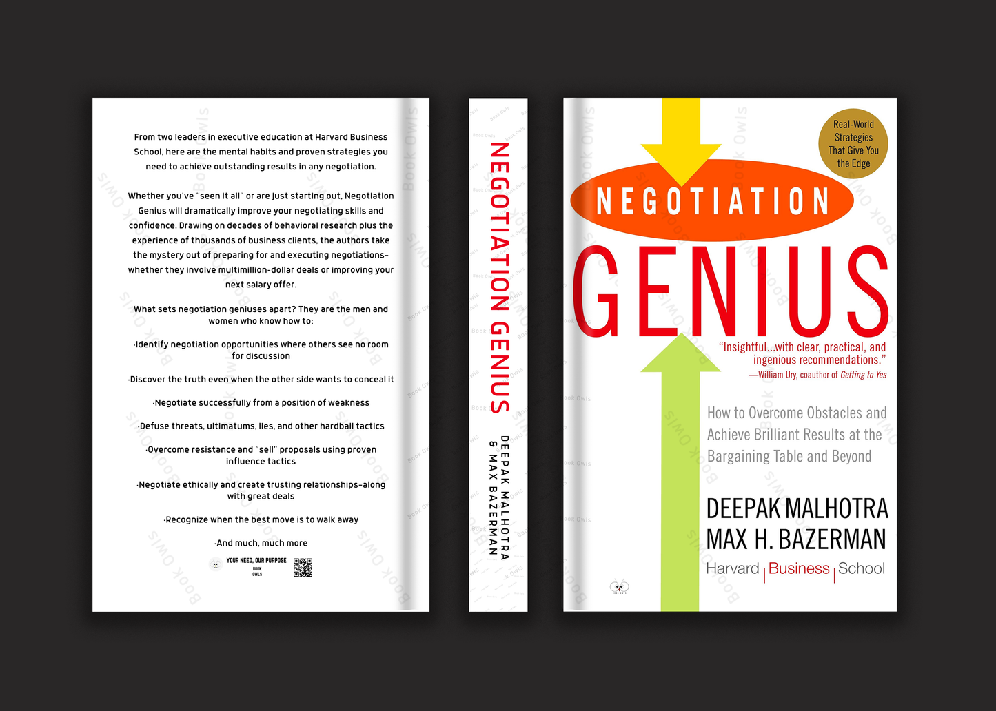 Negotiation Genius: How to Overcome Obstacles and Achieve Brilliant Results at the Bargaining Table and Beyond Book by Deepak Malhotra and Max H. Bazerman