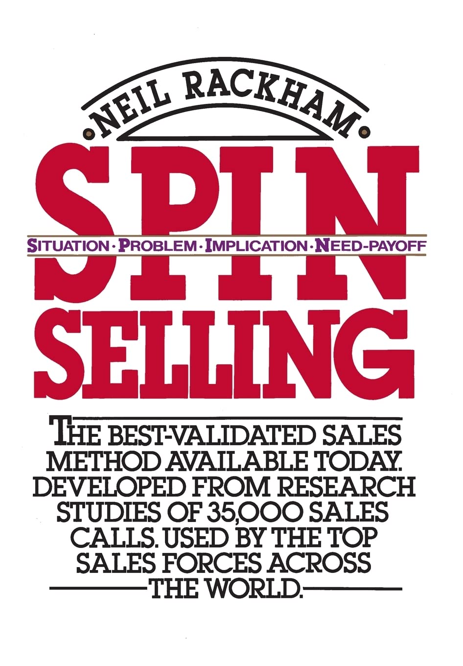 Spin Selling Book by Neil Rackham