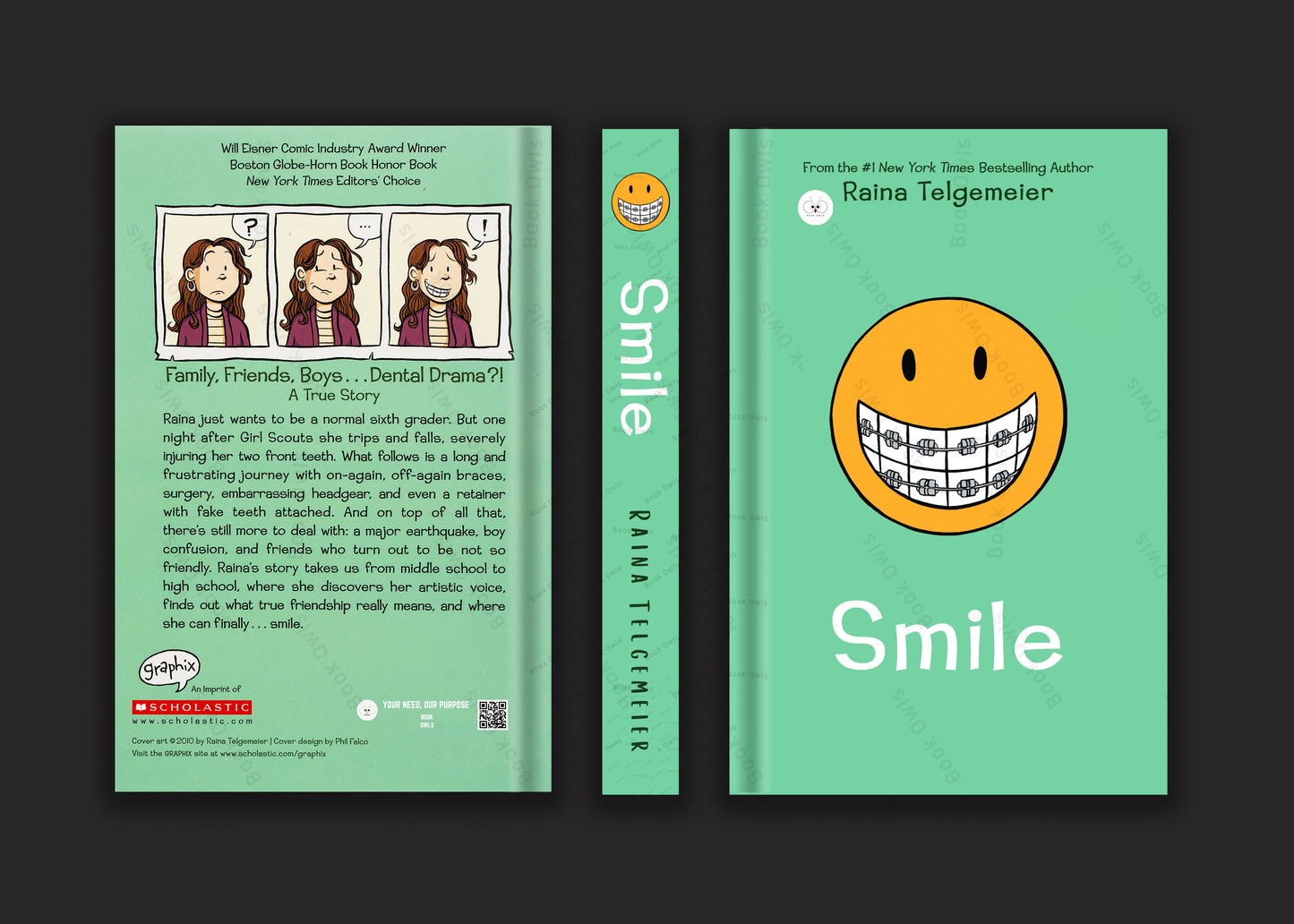 Smile Novel by Raina Telgemeier