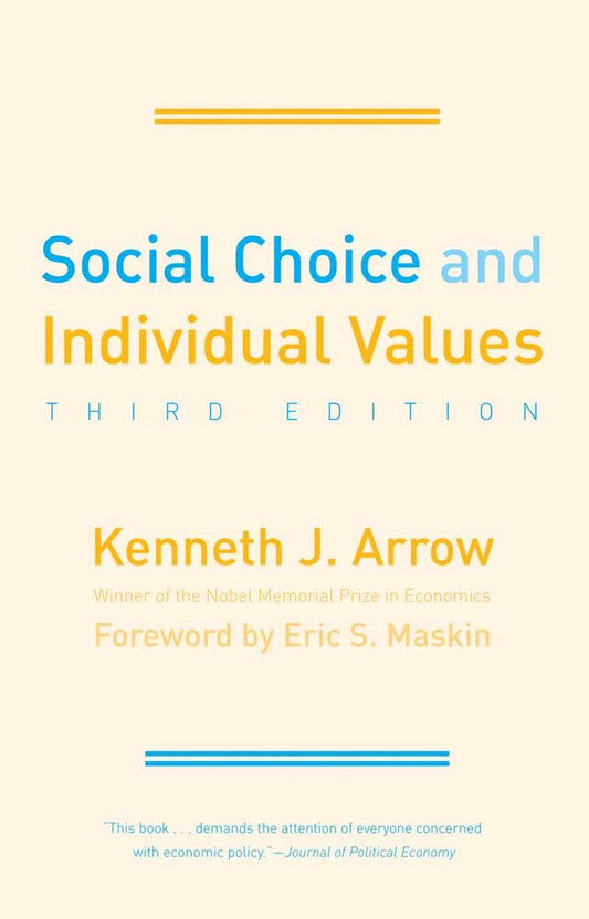 Social Choice and Individual Values Book by Kenneth Arrow