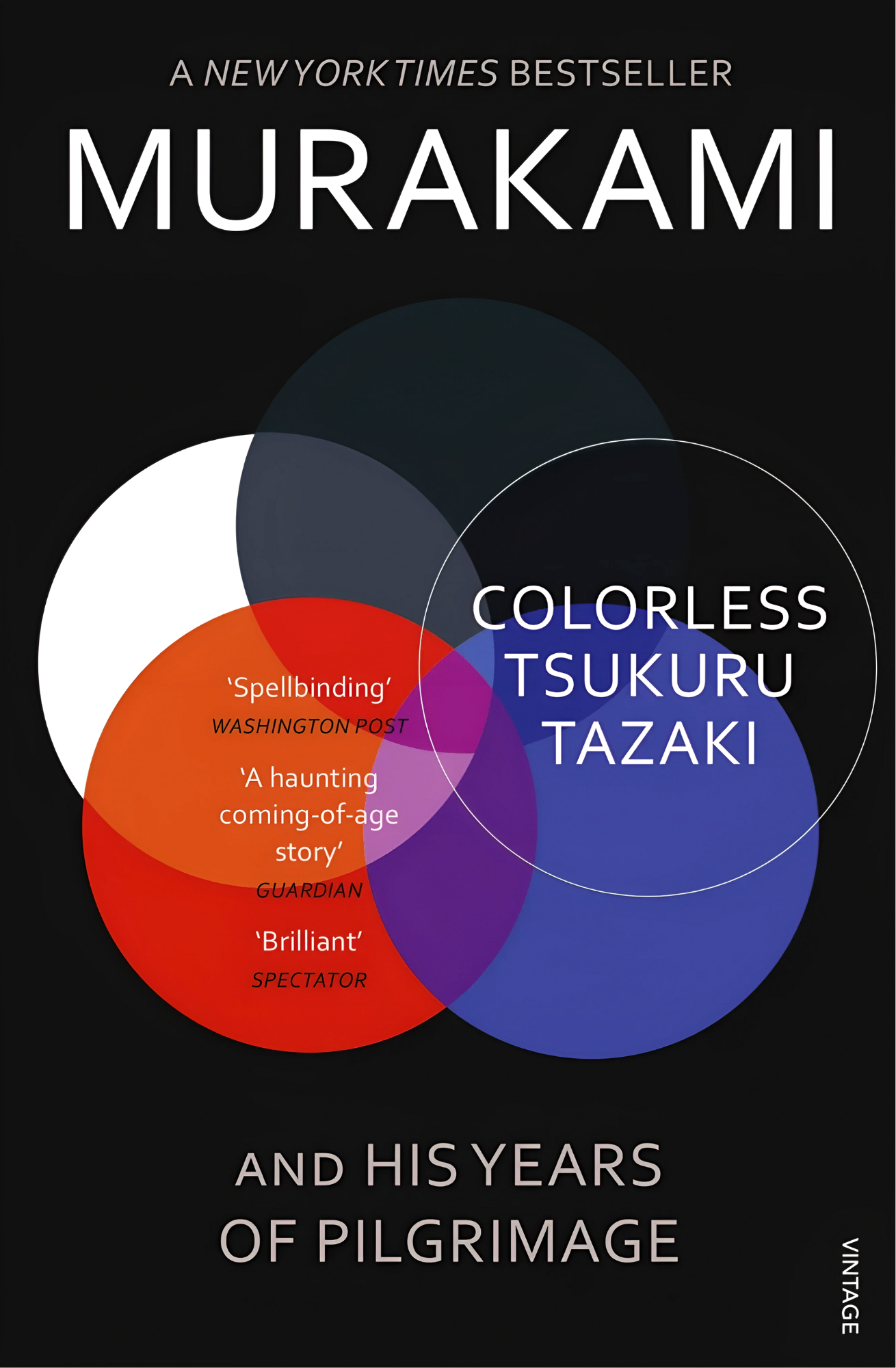 Colorless Tsukuru Tazaki and His Years of Pilgrimage Novel by Haruki Murakam