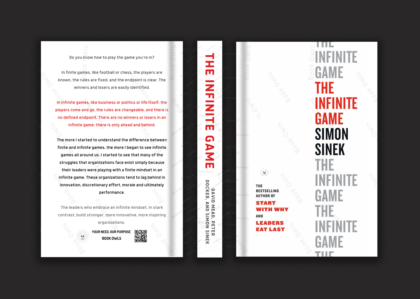 The Infinite Game Book by David Mead, Peter Docker, and Simon Sinek