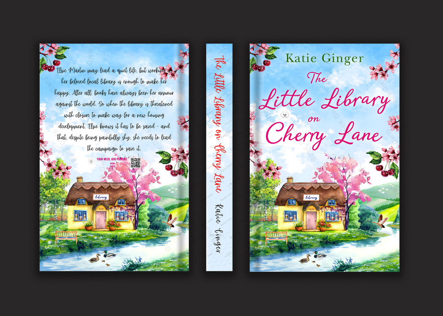 The Little Library on Cherry Lane Book by Katie Ginger