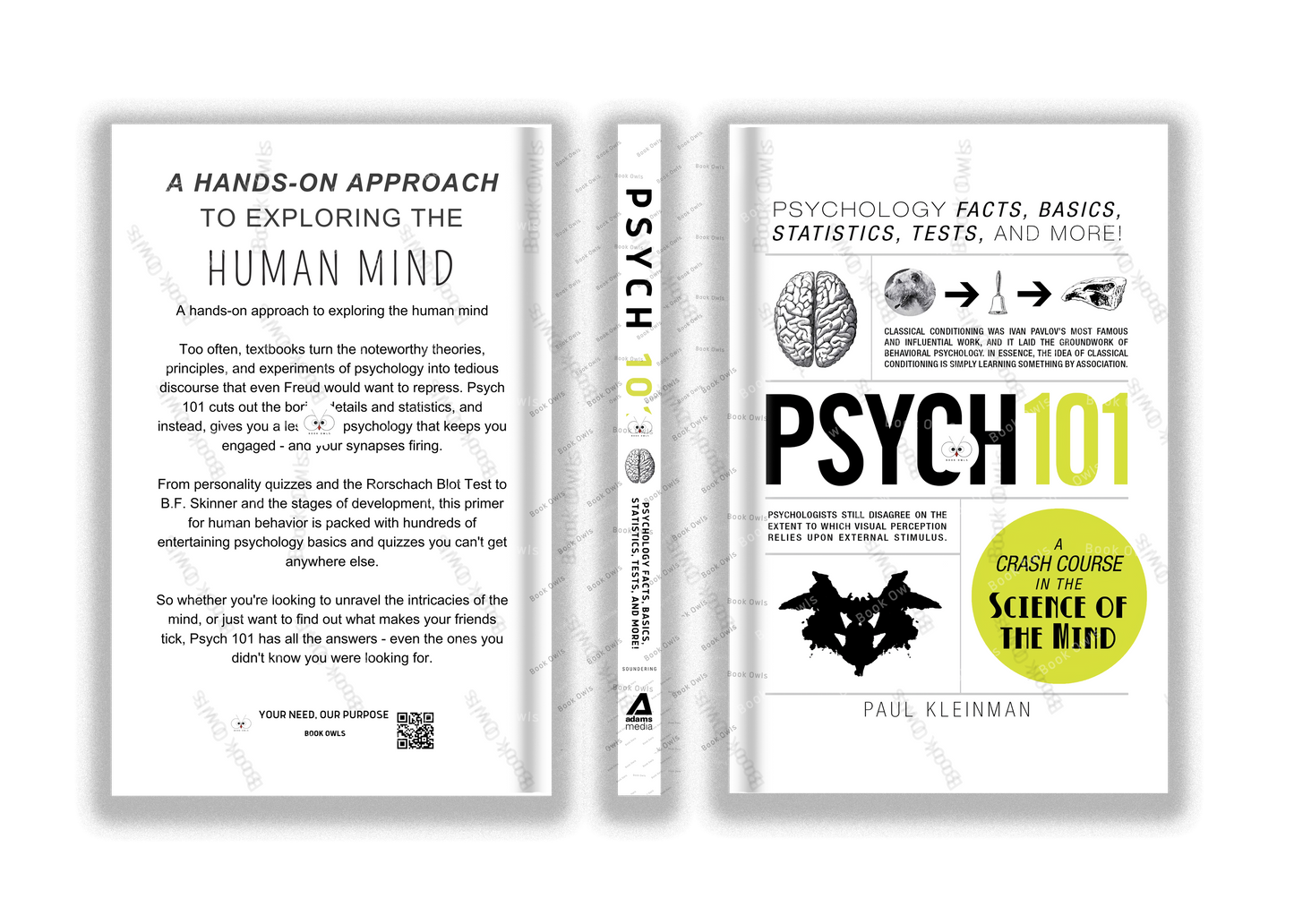 Psych 101: Psychology Facts, Basics, Statistics, Tests, and More by Paul Kleinman