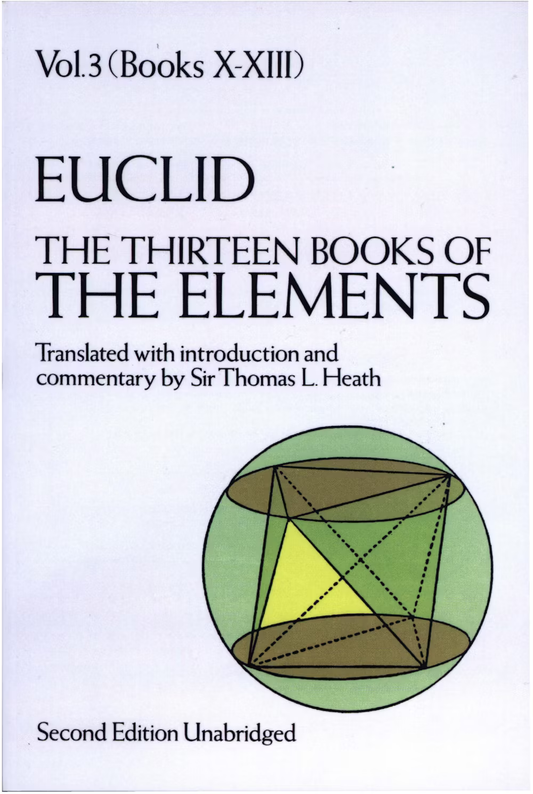 Euclid's Elements Book (Volume III) by Euclid