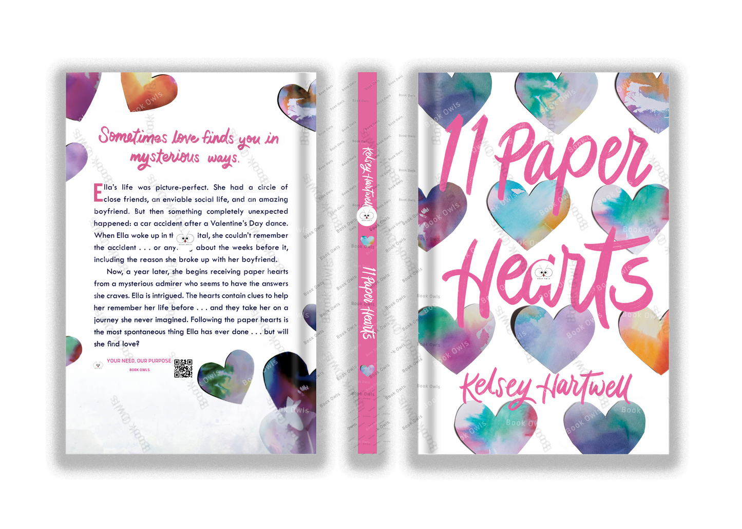 11 Paper Hearts Book by Kelsey Hartwe