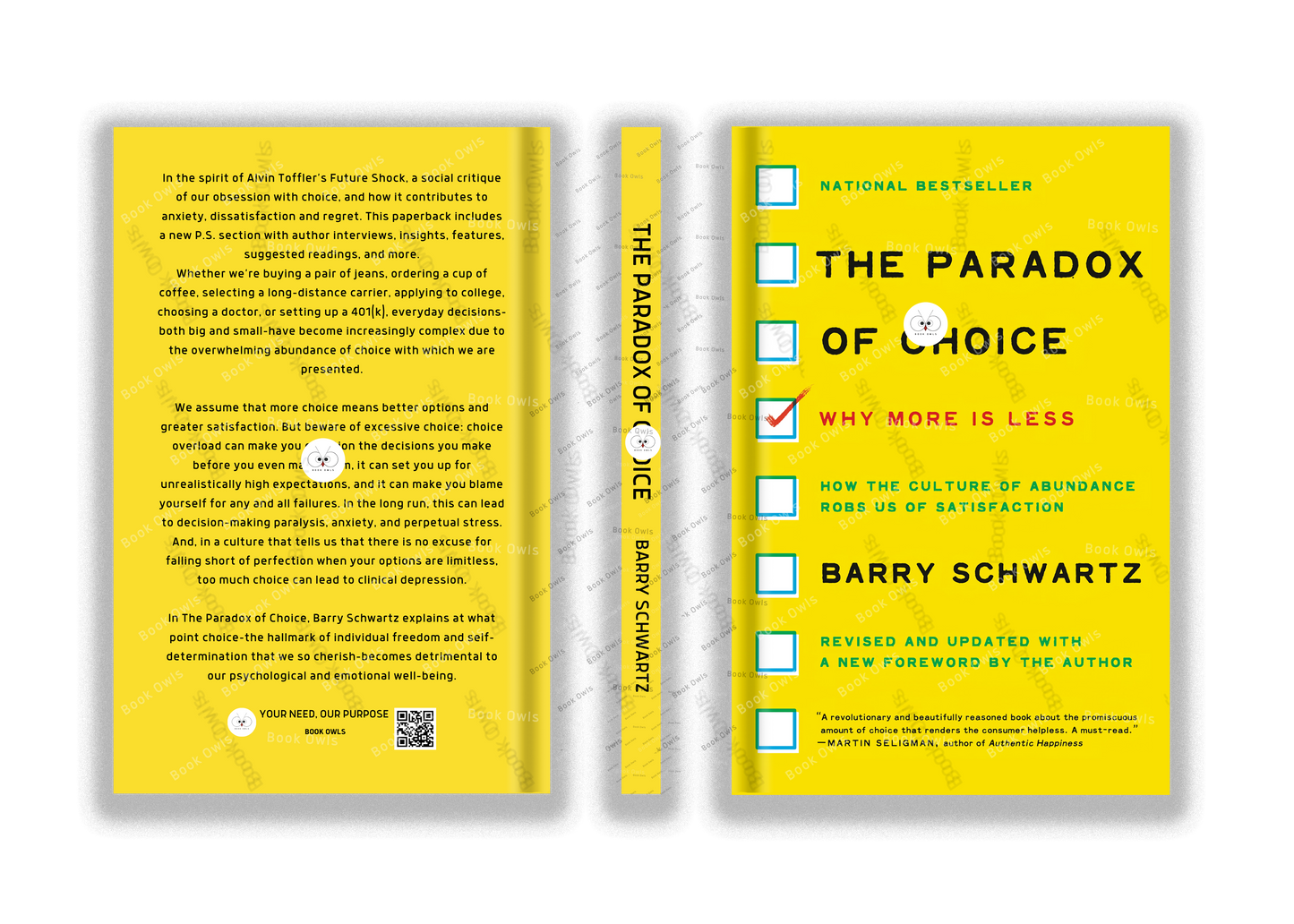 The Paradox of Choice
Book by Barry Schwartz